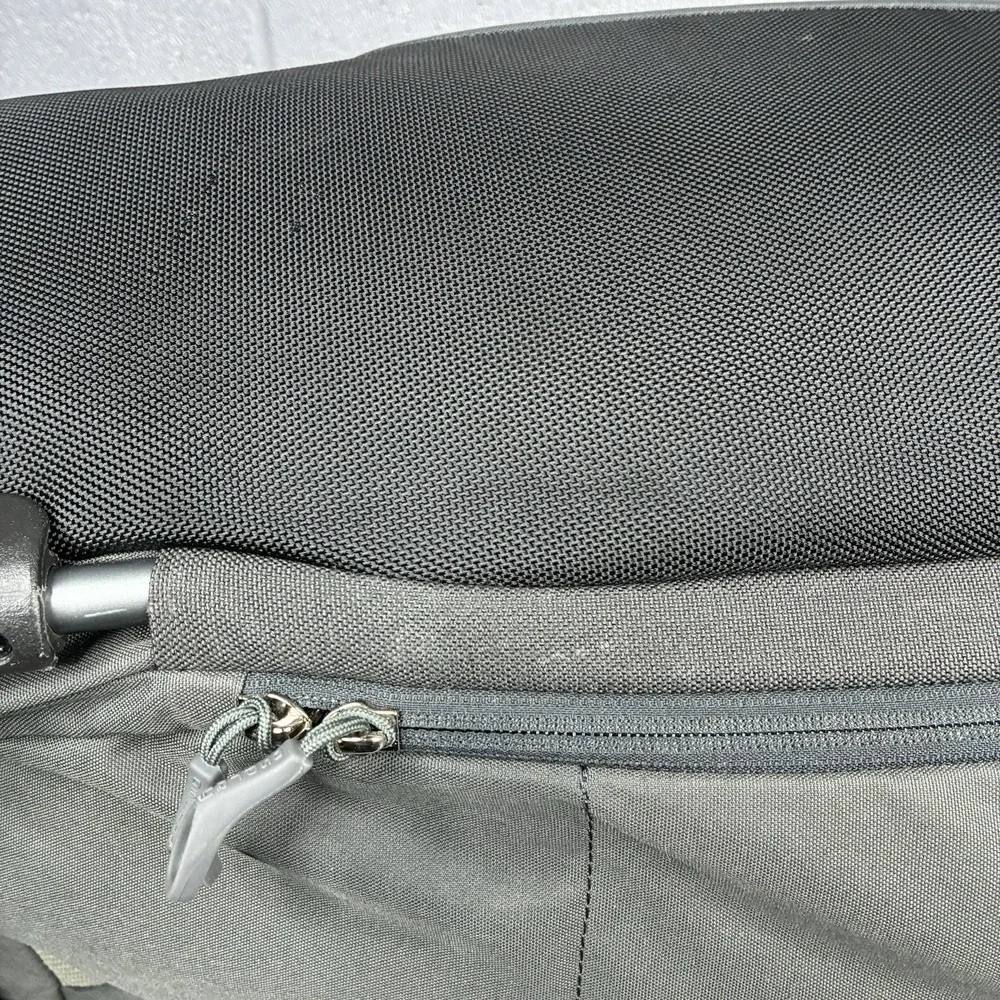 Osprey Meridian Wheeled Convertible Luggage Backpack Gray Carry On Travel Bag
